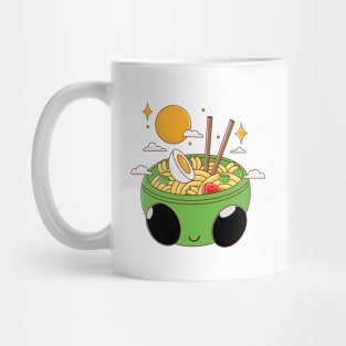 Cute Alien Ramen Bowl Mug